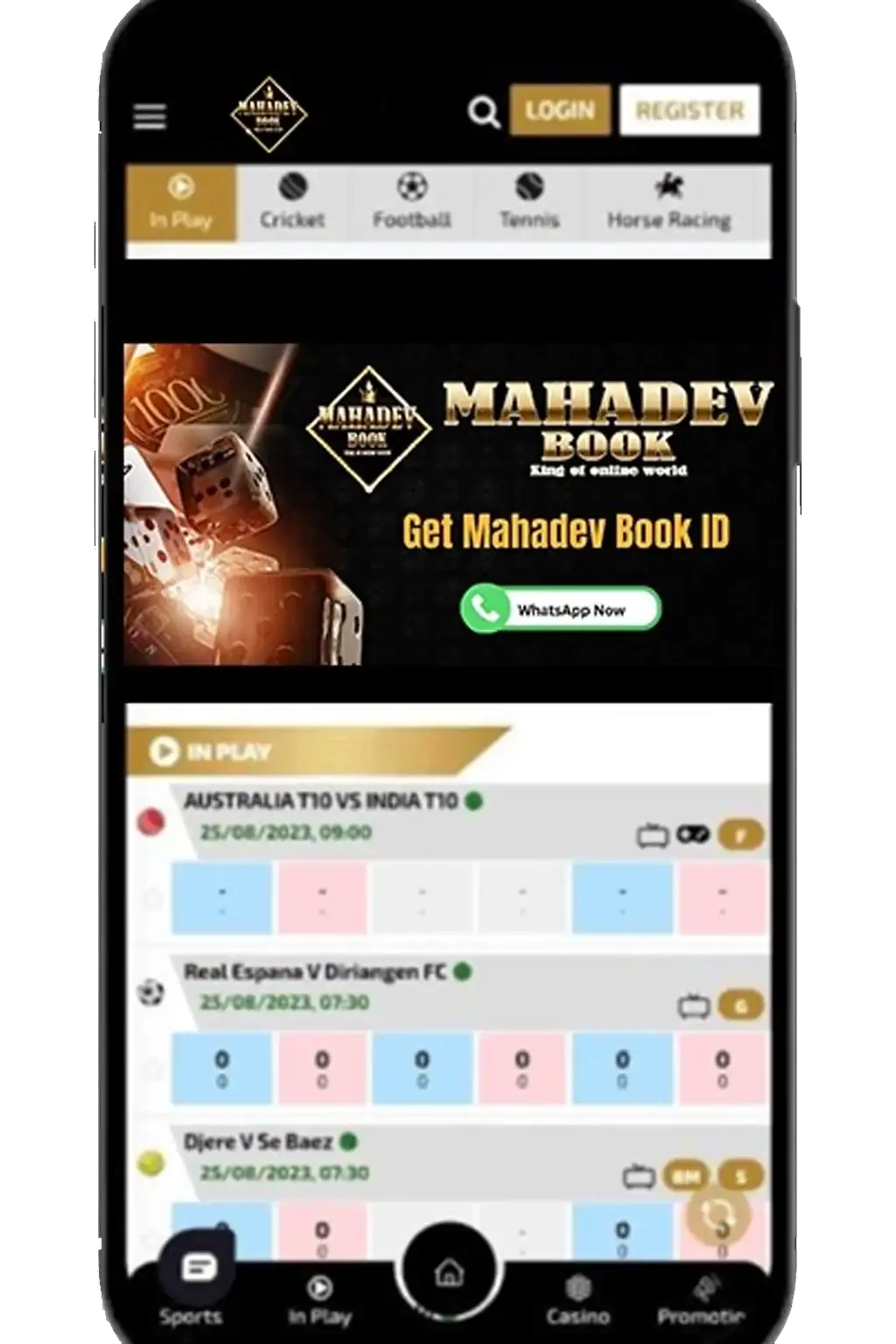 Mahadev Book Login — secure mobile access